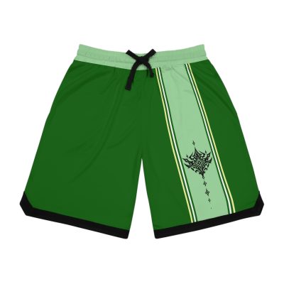 Long Shorts - MEAN and SEEN - Green Dream - Jesterama Series - Jester Sigil EntheoPOP