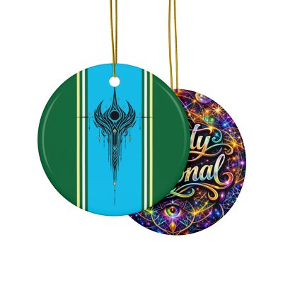 NATURES OWN - Reality Is Optional - Ceramic Ornament - Sigil Series Collection