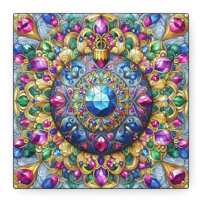 Canvas ~ ORNAMENT OF MINDSET ~  Ornamenta Collection - 6x6x1.25" Deep