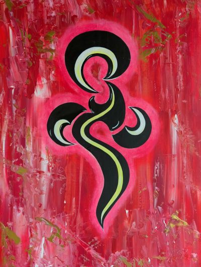 Tribal Dance – Golden Blood – Original Painting – Joey Havlock