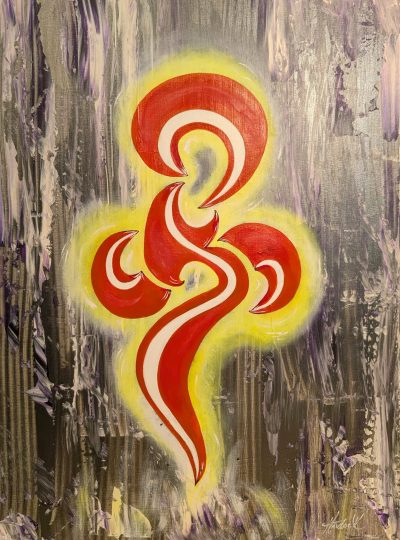 Tribal Dance – Purple Haze – Original Painting – Joey Havlock