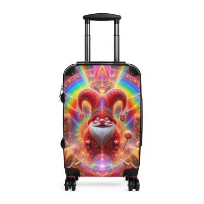 Travel Suitcase - Hard Shell - MY LITTLE FRIEND - Machine Elves Series - 3 Sizes Available, Telescopic, Spinner Wheels, Polycarbonate & ABS Construction