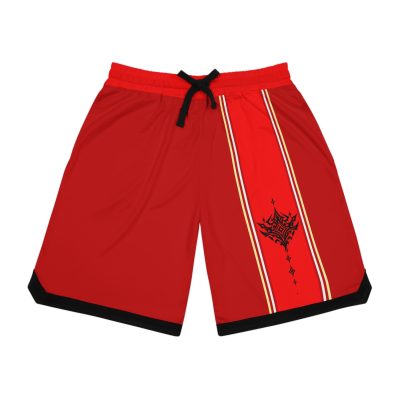 Long Shorts - ACCEPTED EXCEPTION - Red Rum - Jesterama Series - Jester Sigil EntheoPOP