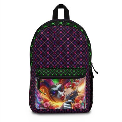 Backpack - KISS AT BLAST - Sacred Geometry - Strap in. Tune up. Wander on! EntheoPOP Blast Collection