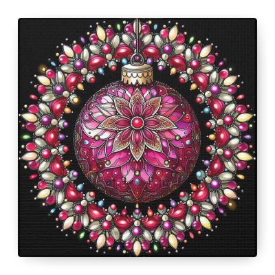 Canvas ~ RING OF JOY ~ Ornamenta Collection - 6x6x1.25" Deep - Ornament