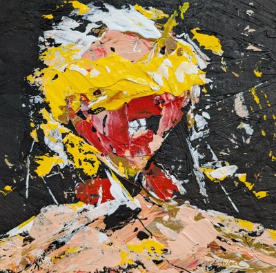 Ecstasy In Fracture – Original Painting – Joey & Rhonda Havlock collaboration – Under Pressure series