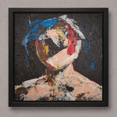 The Shape Of Unsaid Things - Original Painting - Joey & Rhonda Havlock collaboration - Under Pressure series