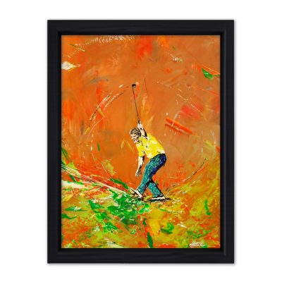 JACK IS BACK Original Painting – SWINGERS Impressionist Golf Series