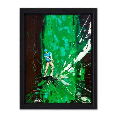 JUNGLE FEVER Original Painting – SWINGERS Impressionist Golf Series