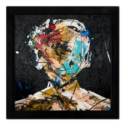 Cognitive Recomposition – Original Painting – Joey & Rhonda Havlock collaboration – Under Pressure series