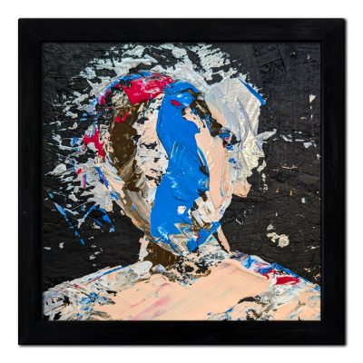 Held in Blue Silence – Original Painting – Joey & Rhonda Havlock collaboration – Under Pressure series