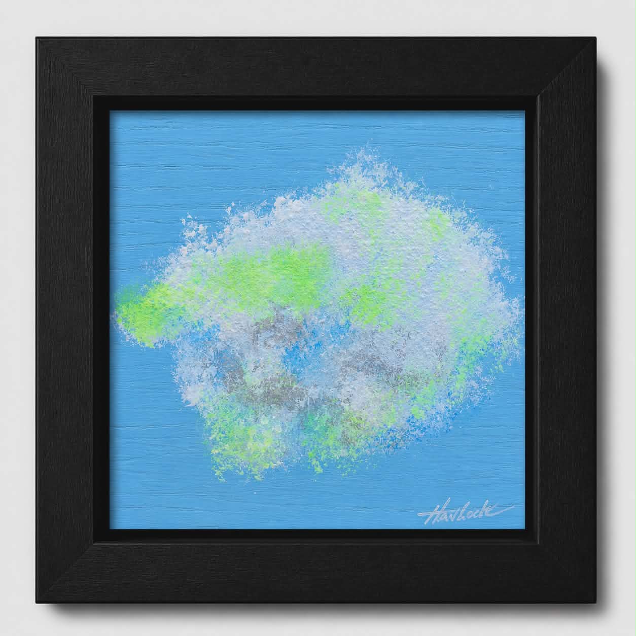 Faith Absolutely - 6"x6" - Echoes of Heaven Series - Original Painting - Framed
