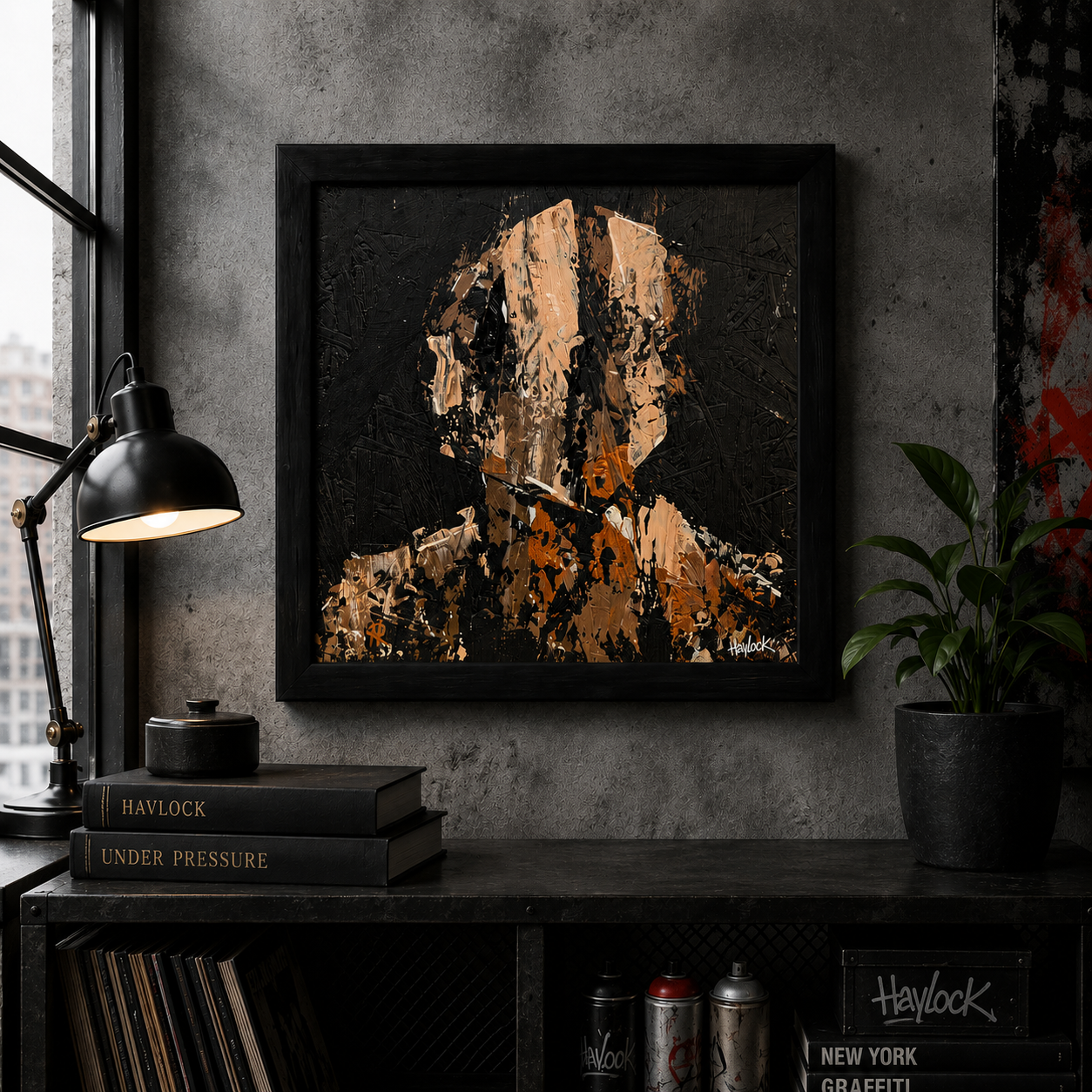 Beautiful Damage Dealer – Original Painting – Havlock collaboration – Under Pressure series - Image 5