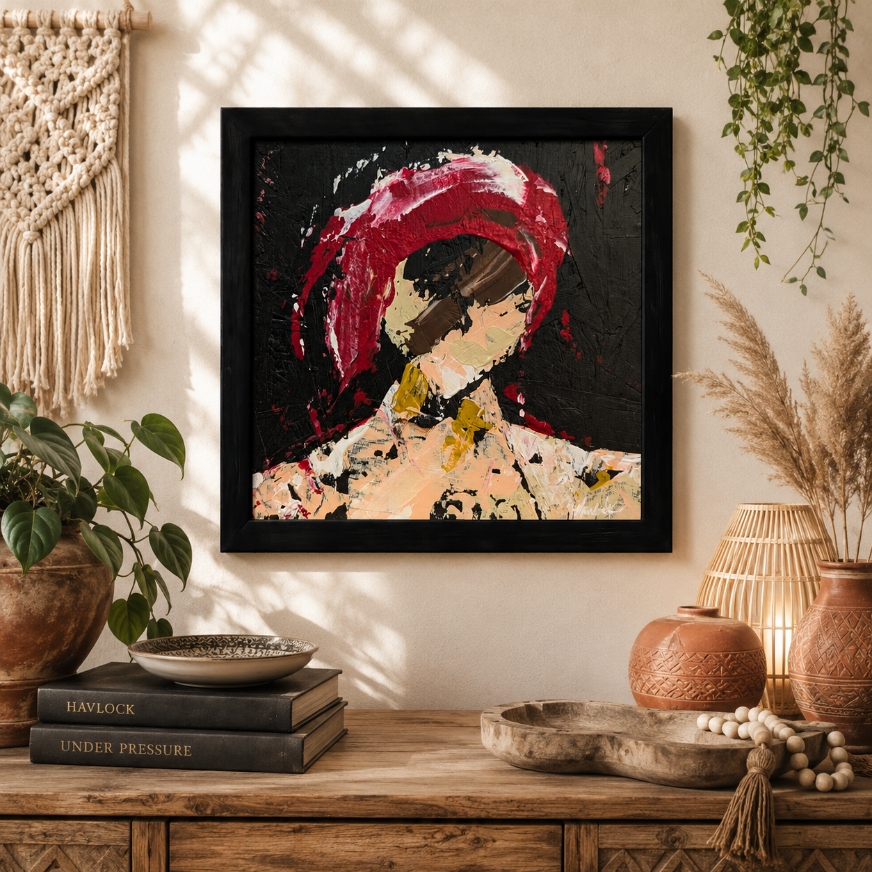 Burn Turn Return – Original Painting – Havlock collaboration – Under Pressure series - Image 5