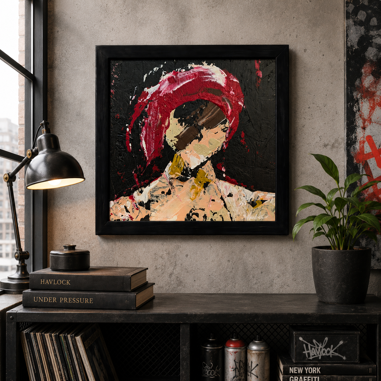 Burn Turn Return – Original Painting – Havlock collaboration – Under Pressure series - Image 6
