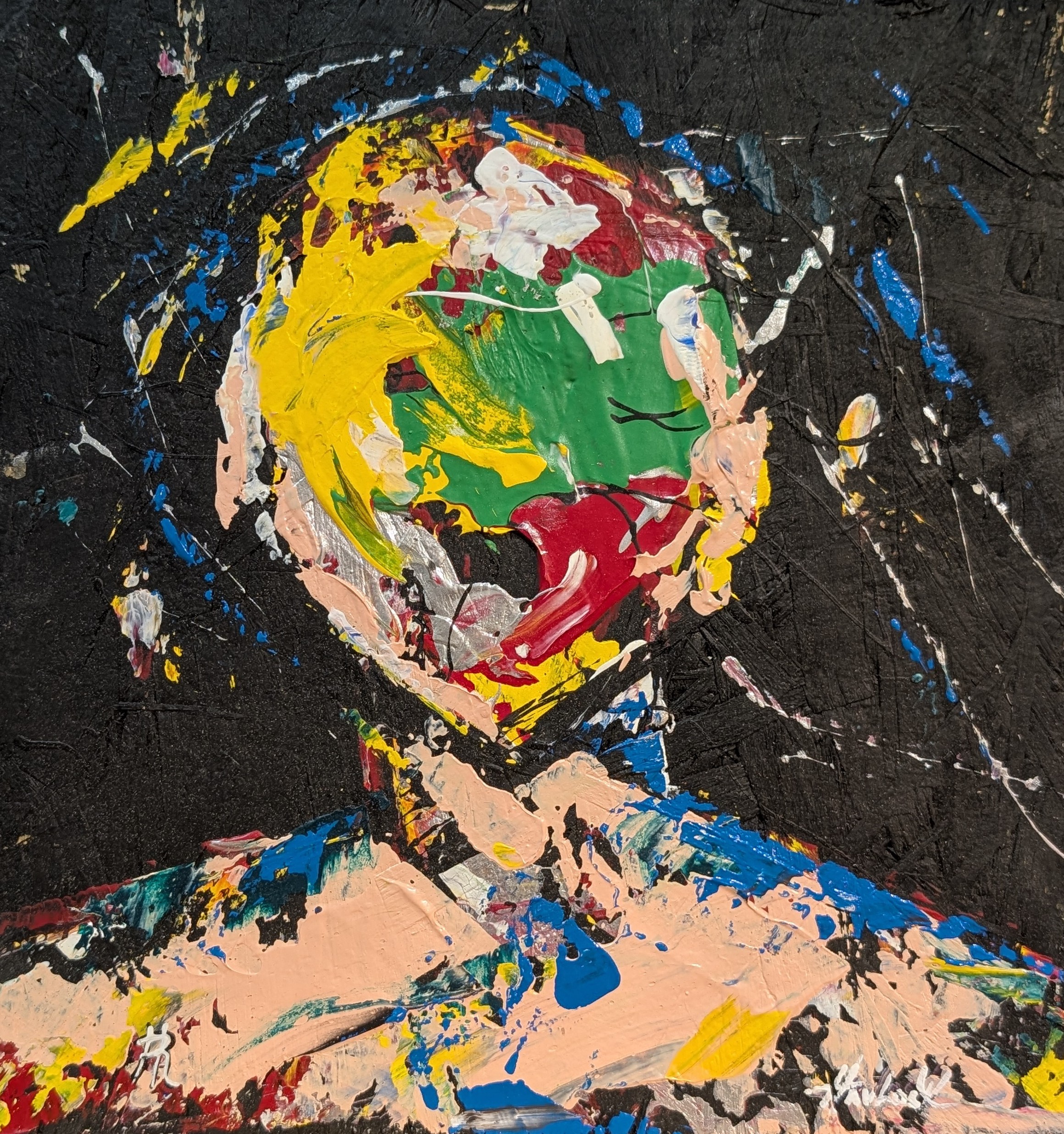Flashbang Love Ritual – Original Painting – Havlock collaboration – Under Pressure series - Image 2
