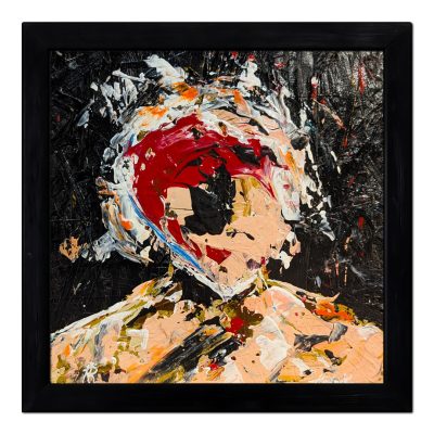 Lip Bite Break – Original Painting – Havlock collaboration – Under Pressure series