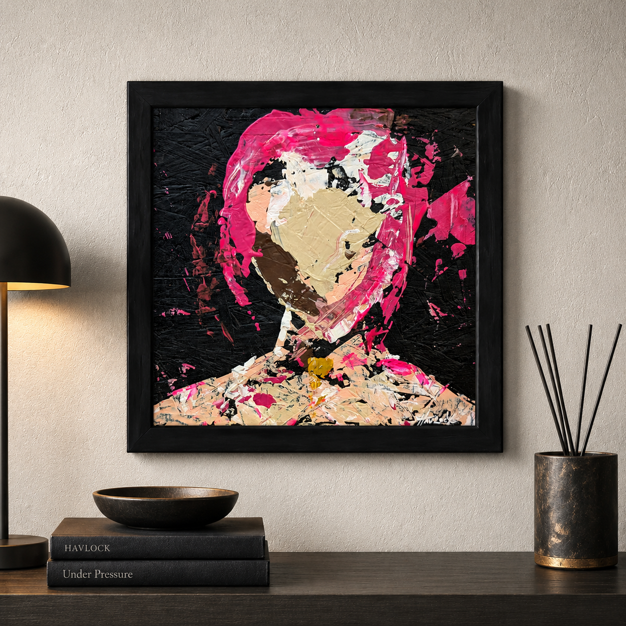 Love Loss Gloss – Original Painting – Havlock collaboration – Under Pressure series - Image 4