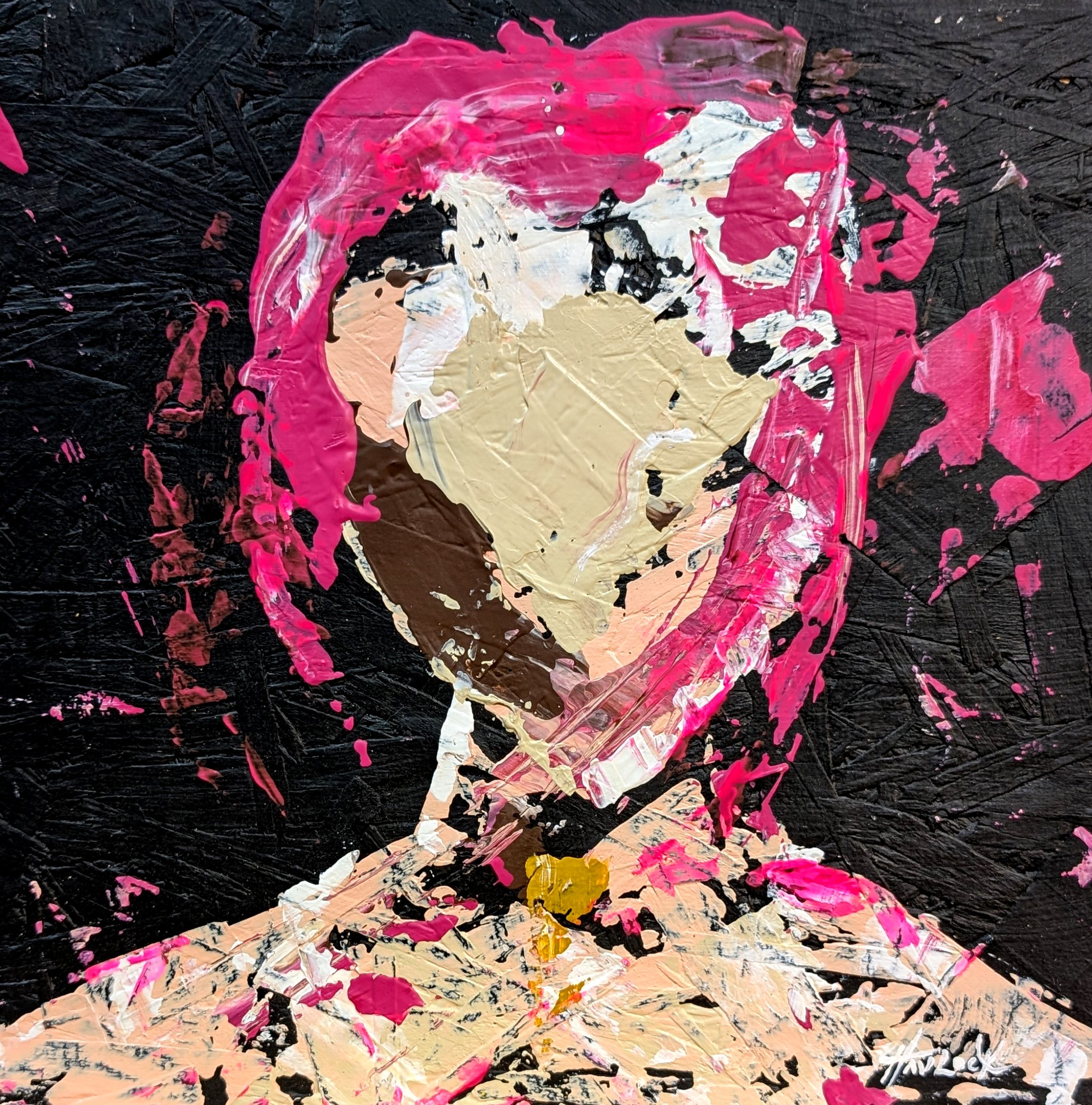 Love Loss Gloss – Original Painting – Havlock collaboration – Under Pressure series - Image 5