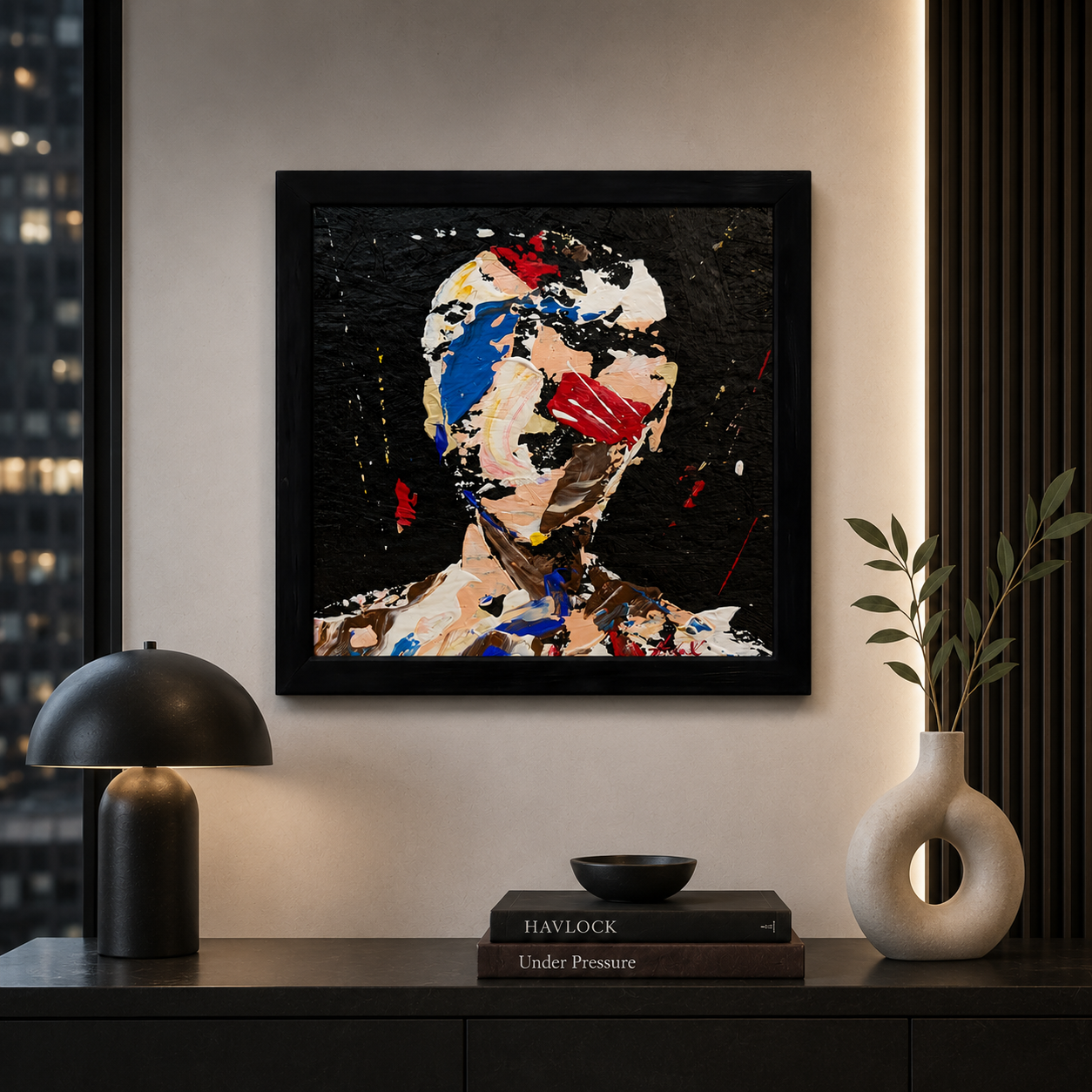 Seduction Static Bloom – Original Painting – Havlock collaboration – Under Pressure series - Image 4