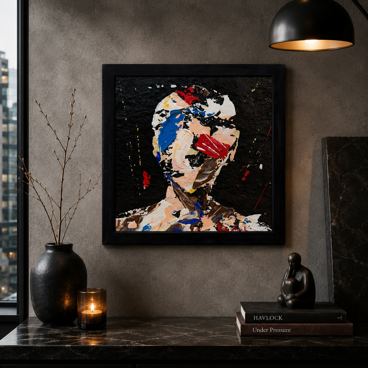Seduction Static Bloom – Original Painting – Havlock collaboration – Under Pressure series - Image 5