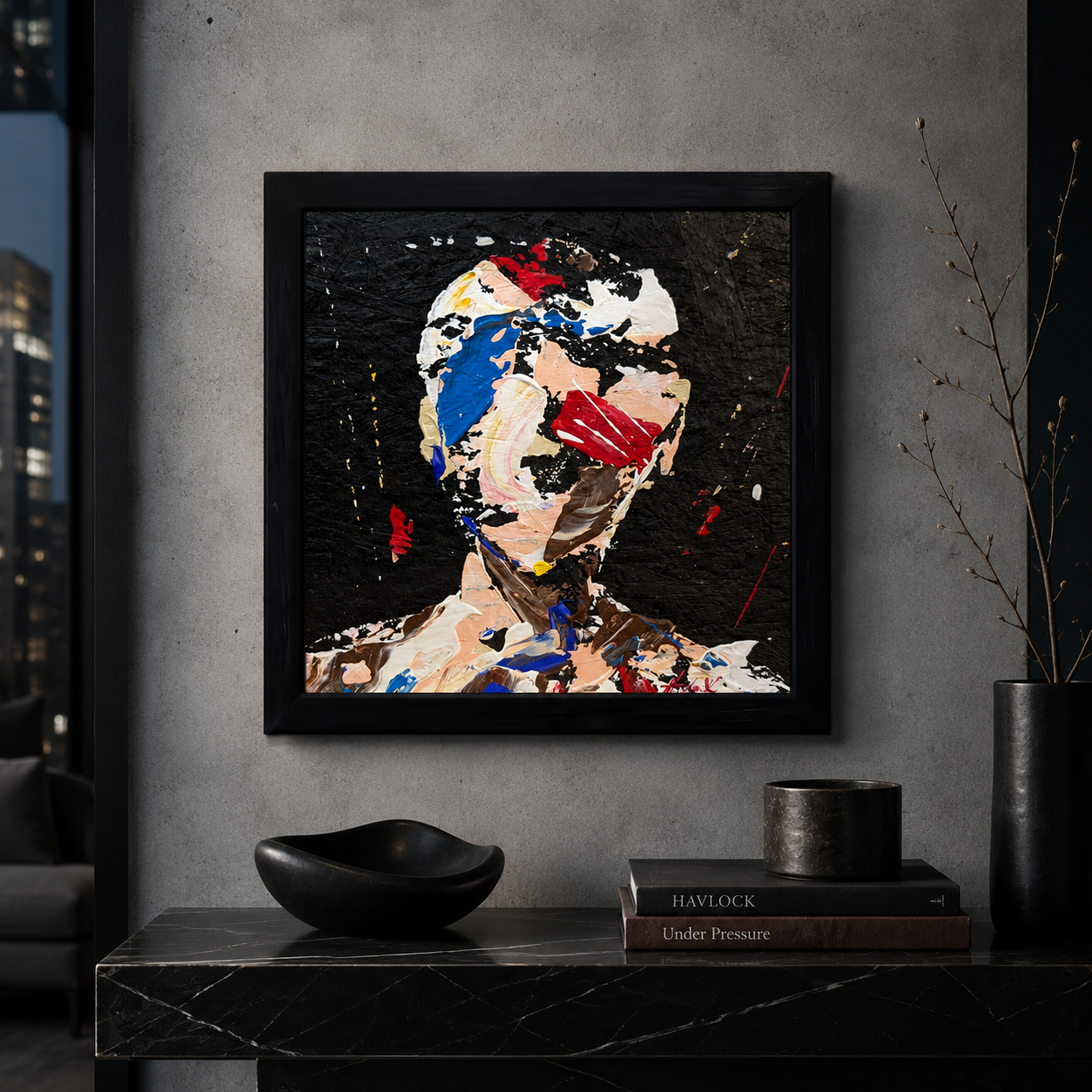 Seduction Static Bloom – Original Painting – Havlock collaboration – Under Pressure series - Image 3