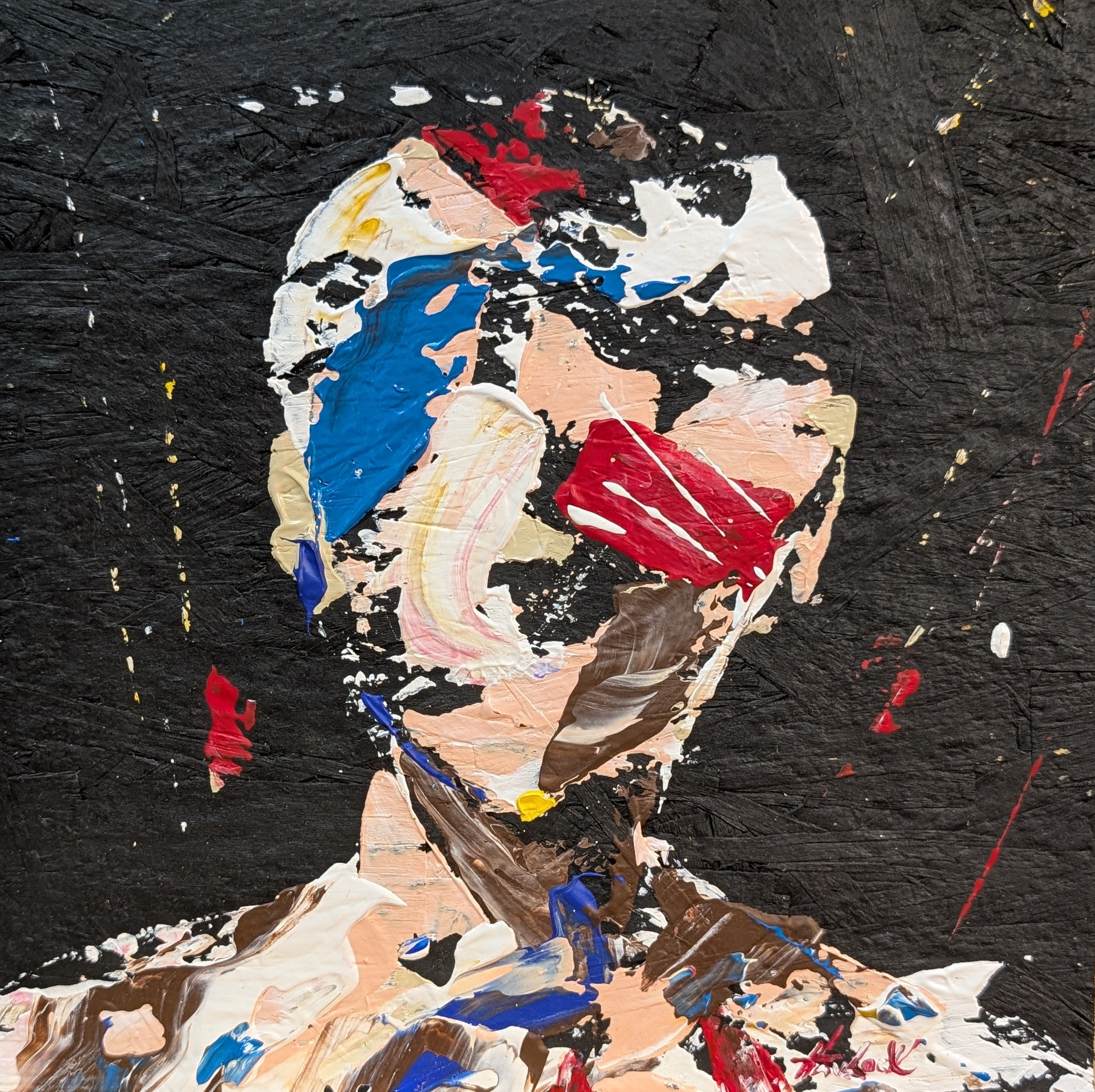 Seduction Static Bloom – Original Painting – Havlock collaboration – Under Pressure series - Image 6