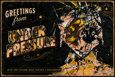 POSTCARD - Signal Interrupted- UNDER PRESSURE