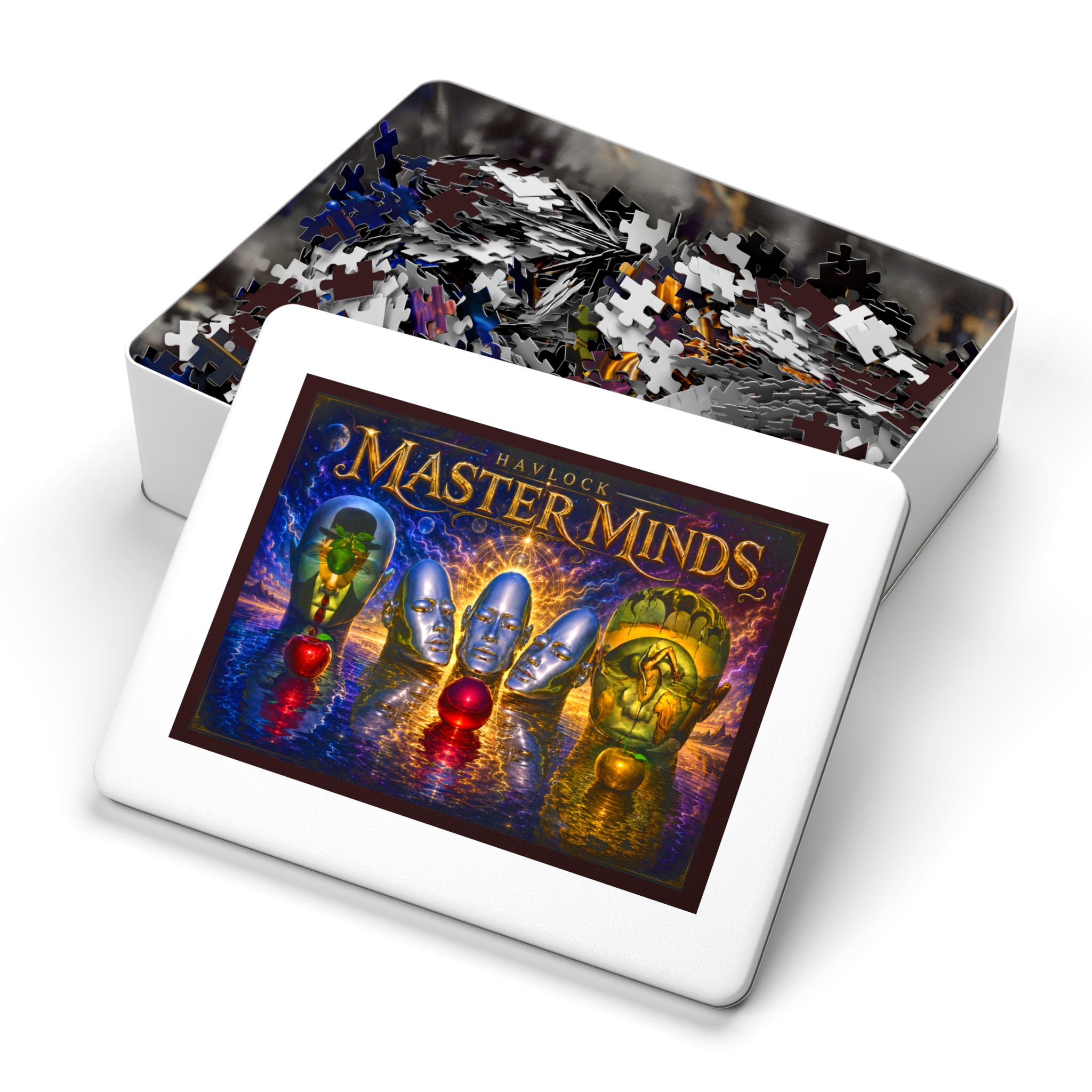Master Minds DIVINITY Jigsaw Puzzle 2000-Piece 40" x 28" with Beautiful Tin Box - Image 3