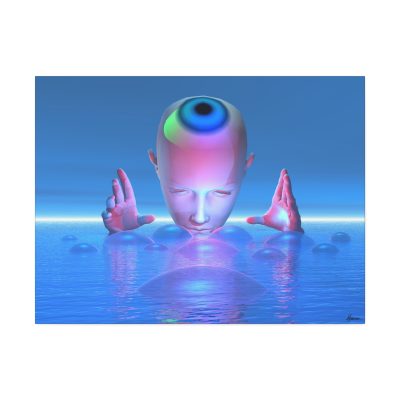 Conjuring Mind's Eye - Master Minds Canvas Stretched 40 x 30 Joey Havlock