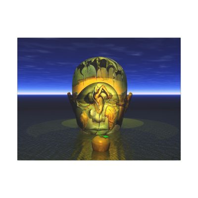 Birth Of A New Mind - Master Minds Canvas Stretched 40 x 30 Joey Havlock