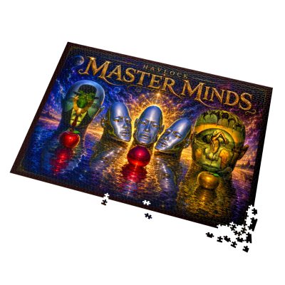 Master Minds DIVINITY Jigsaw Puzzle 2000-Piece 40" x 28" with Beautiful Tin Box