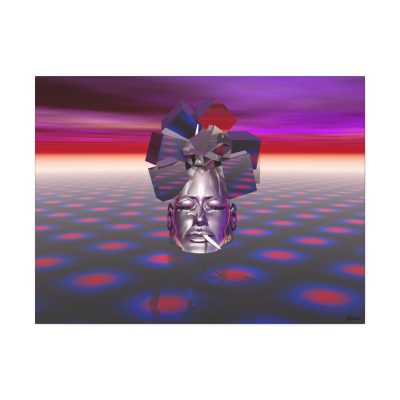 Cubist Mind Lift - Master Minds Canvas Stretched 40 x 30 Joey Havlock