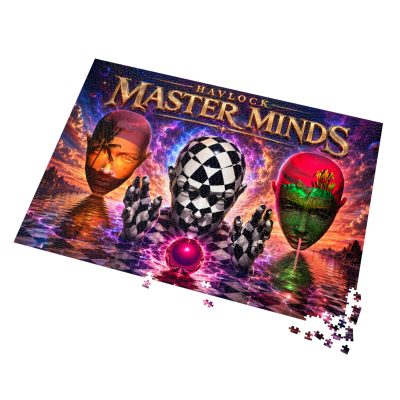 Master Minds - SERENITY - Jigsaw Puzzle (2000-Piece) - 40" x 28" with Beautiful Tin Box