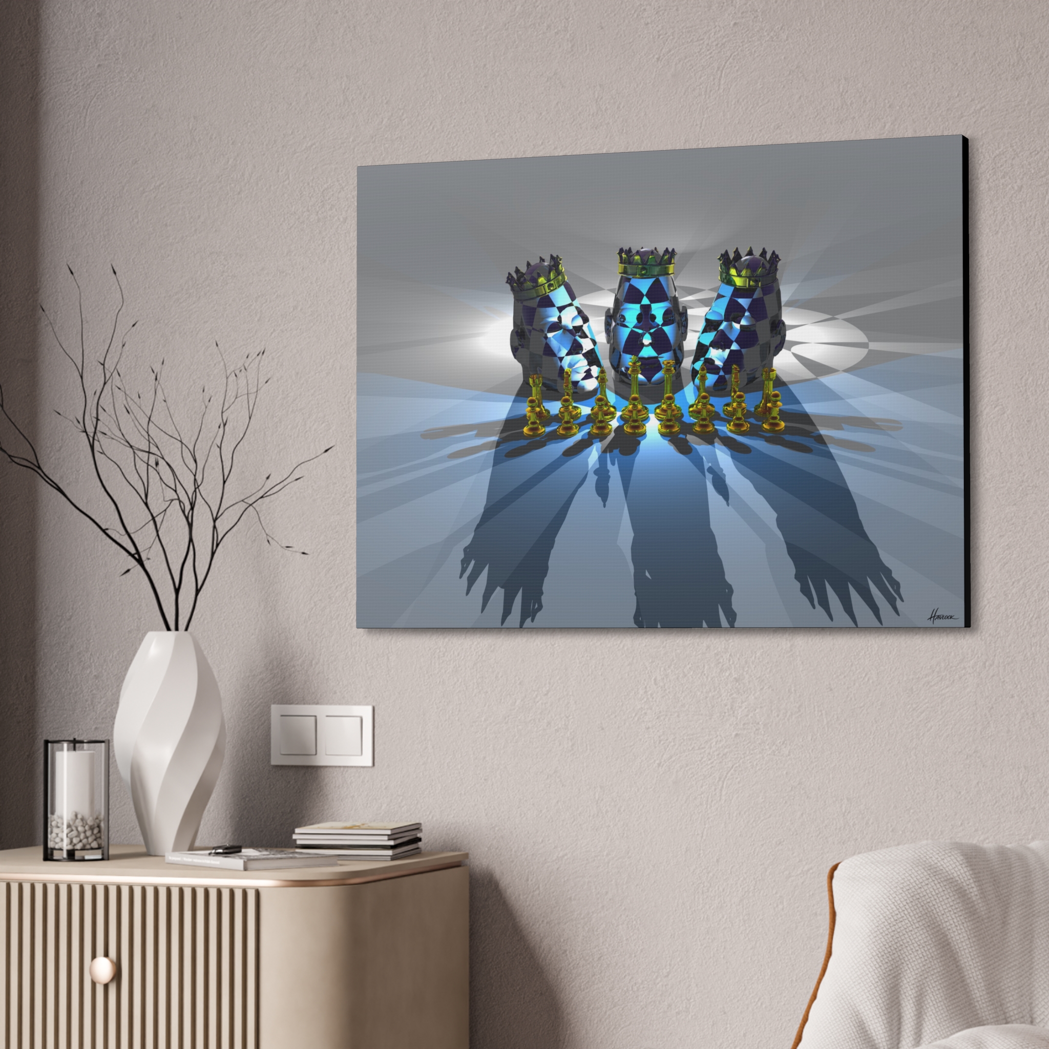Strategic Mind Consultation - Master Minds Canvas Stretched 40 x 30 Joey Havlock - Image 4
