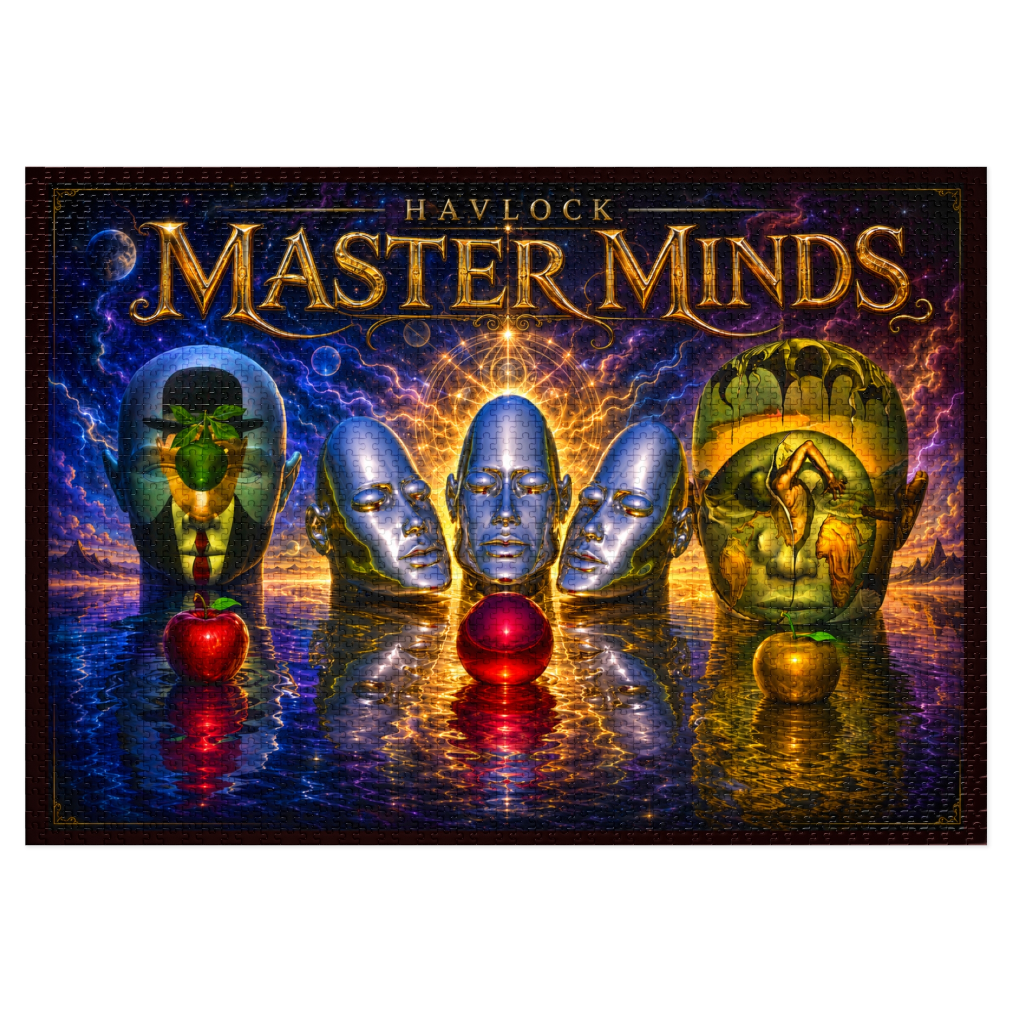 Master Minds DIVINITY Jigsaw Puzzle 2000-Piece 40" x 28" with Beautiful Tin Box - Image 2
