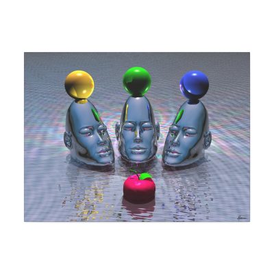 Minds Admiring Magic - Master Minds Canvas Stretched 40 x 30 Joey Havlock