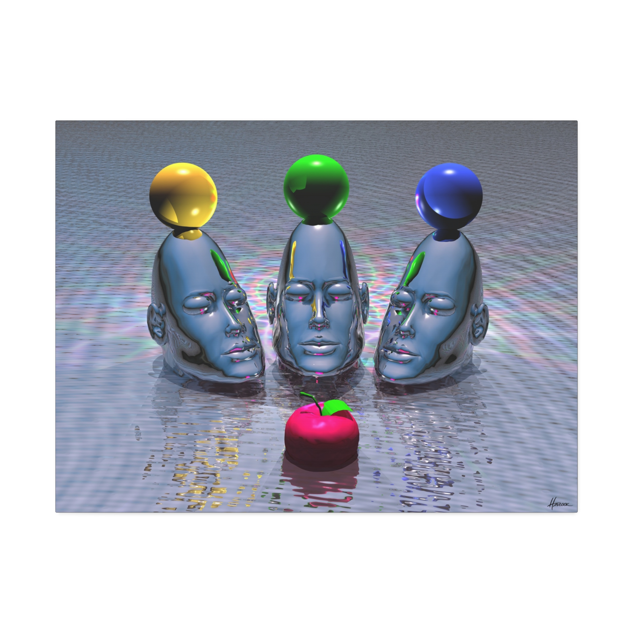 Minds Admiring Magic - Master Minds Canvas Stretched 40 x 30 Joey Havlock