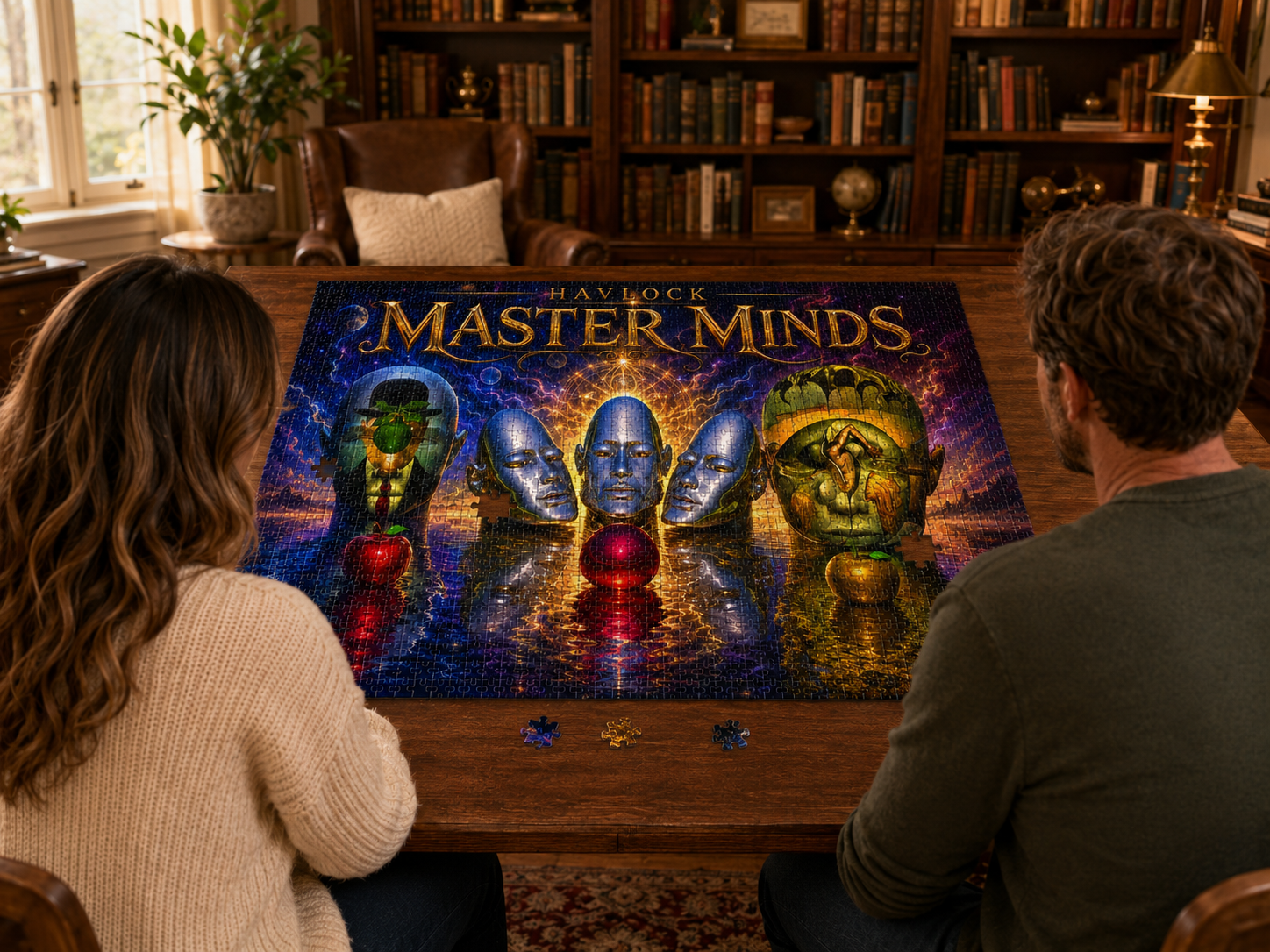 Master Minds DIVINITY Jigsaw Puzzle 2000-Piece 40" x 28" with Beautiful Tin Box - Image 4